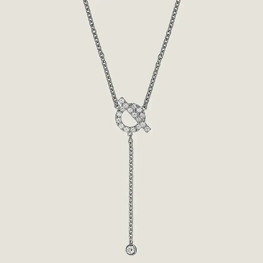 ¡®Lume Jewels¡¯FINESSE SILVER DIAMOND NECKLACE