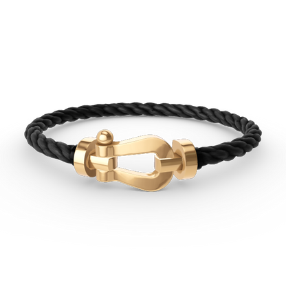 ¡®Lume Jewels¡¯FORCE LARGE HORSESHOE NO DIAMOND BRACELET GOLD