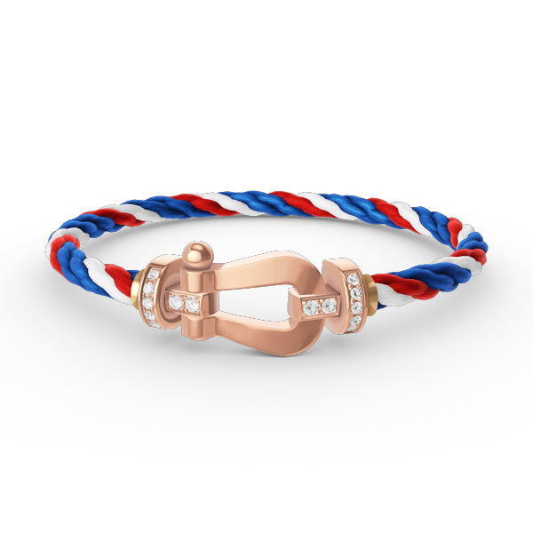 ¡®Lume Jewels¡¯FORCE LARGE HORSESHOE HALF DIAMOND BRACELET ROSE GOLD
