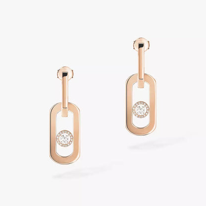 [Lume Jewels]So Move XL Diamond Pendant Earrings