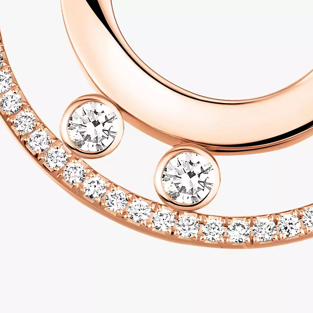 [Lume Jewels]Move Romane Small Diamond Hoop Earrings