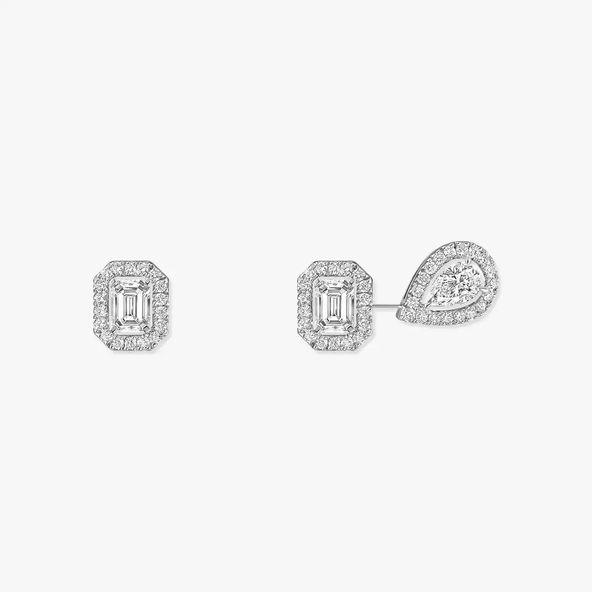 [Lume Jewels]Diamond Earrings 0,10ct My Twin 1+2