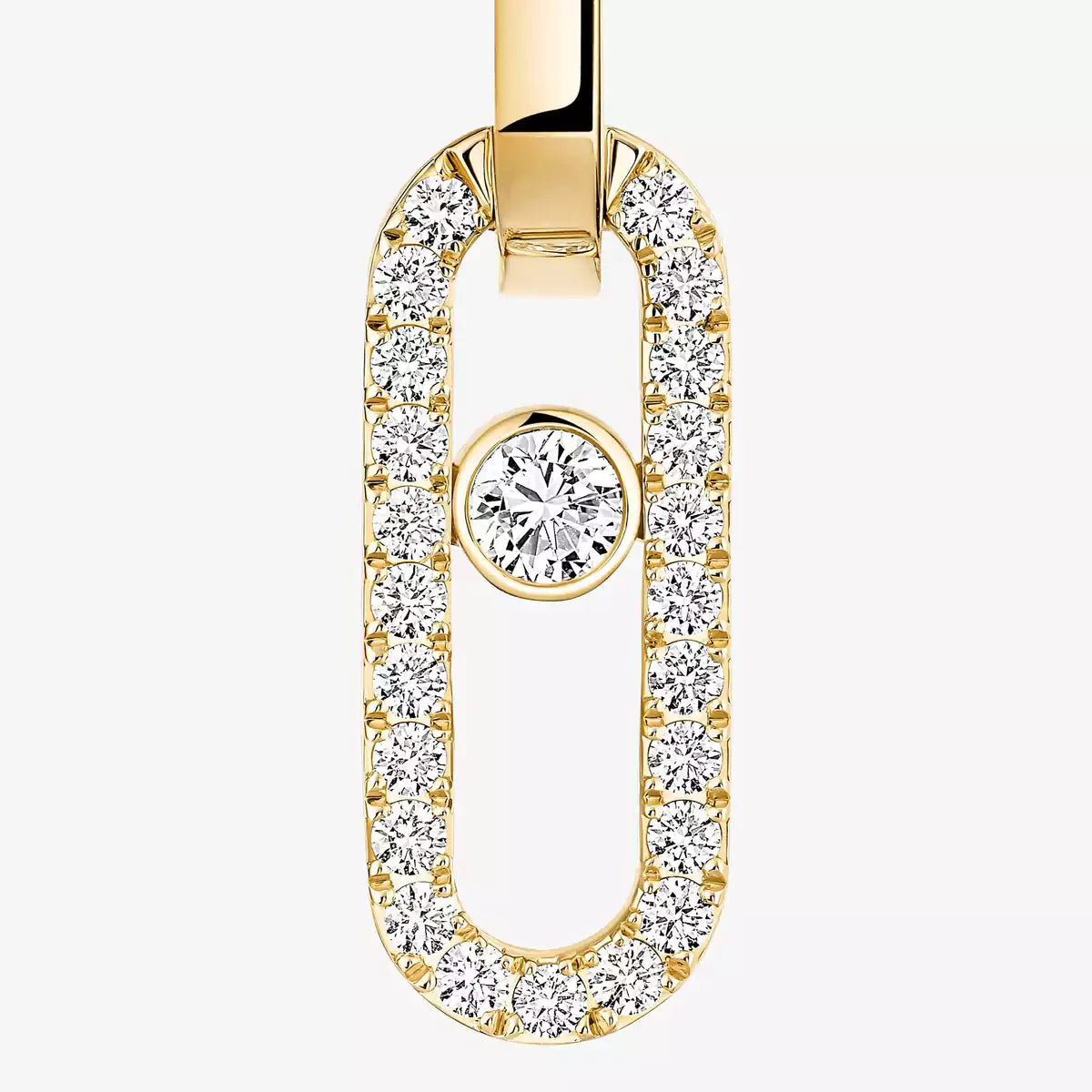 [Lume Jewels]Move Link Diamond Earrings