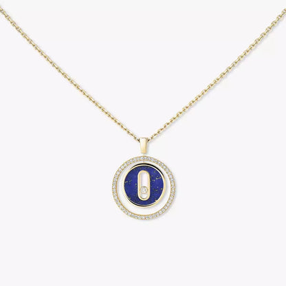 [Lume Jewels]Lucky Move Diamond Necklace in Rose Gold and White Mother-of-Pearl