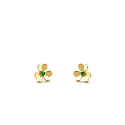 ¡®Lume Jewels¡¯FRIVOLE  FLOWER MALACHITE EARRINGS