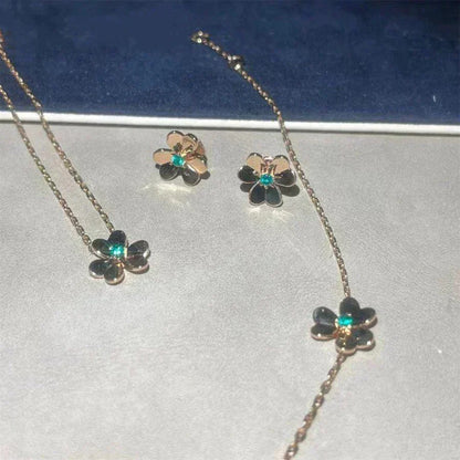 ¡®Lume Jewels¡¯FRIVOLE  FLOWER MALACHITE EARRINGS