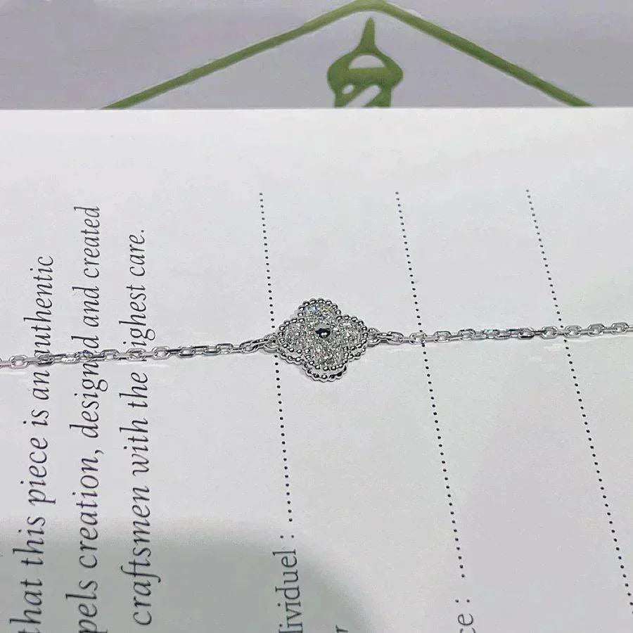 ¡®Lume Jewels¡¯CLOVER  SINGLE FLOWER BRACELET SILVER