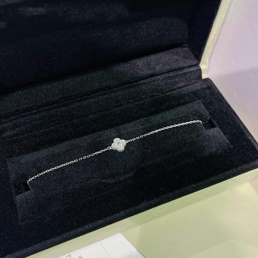 ¡®Lume Jewels¡¯CLOVER  SINGLE FLOWER BRACELET SILVER