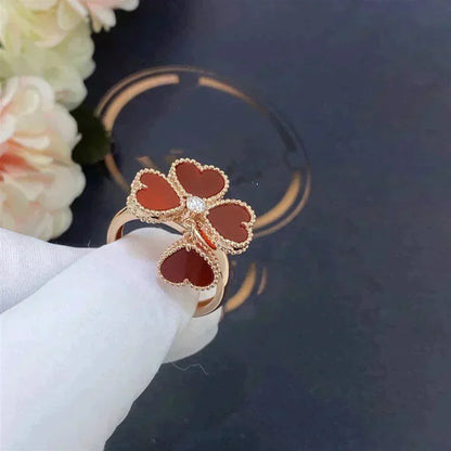 ¡®Lume Jewels¡¯SWEET CLOVER CARNELIAN RING