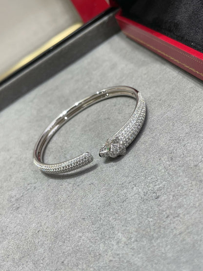 ¡®Lume Jewels¡¯PANTHERE FULL DIAMOND OPEN BRACELET